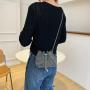 OEM936 Hot Sell Luxury Women Handbags New Style Fashion Brand Women Shoulder Bag Studded With Diamonds Chain Ladies Handbag