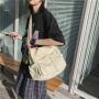 ZX074 Canvas Messenger Crossbody Shoulder Bag Hobo Bag with Multiple Pockets One Shoulder Bags Crossbody Zipper Purse For Women