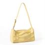 2024 Summer Sweet Style Shoulder Bag Light Pink Pleated Design PU Leather Handbag Spot Wholesale Handbags for Girls