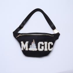Custom Logo Private Label Wholesale Stock Nylon Zipper Hot Pink Neon Luxury Designer Toddler Fanny Pack