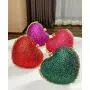 New Rhinestone Clutch Bags Luxury Handbags Heart Shaped Shiny Banquet Party Clutch Bag Evening Bags
