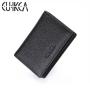 CUIKCA Fashion Women Men Wallets Slim Wallet Genuine Leather Cowhide Zipper Wallet Card Holder