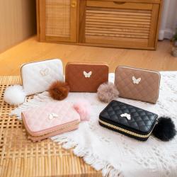 Wholesale Fashion Women's Wallet Coin Purse Short Embroidery Card Bag 2024 Ladies Coin Purse New Design Small Bag Female