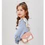 New Fashion Cheap Woman Bag Custom Casual Contrasting Color Small Square Bag Pu Leather Single Shoulder Crossbody Bag