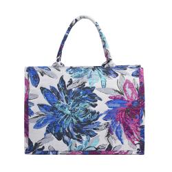 Large Capacity handbag 2023 new fashion printed canvas for women commuting tote bag