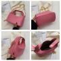 2024 new fashion design shoulder strap luxury ladies Pu bag luxury simple version of the handbag