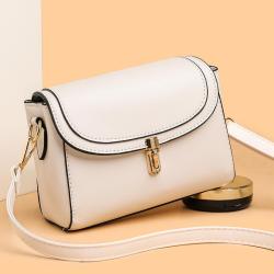 Wholesale solid color classic crossbody bag  popular woman shoulder bags leather messenger bags for lady