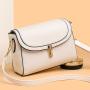 Wholesale solid color classic crossbody bag  popular woman shoulder bags leather messenger bags for lady
