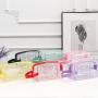 Wholesale Best price PVC zipper bag Fashion Design LOGO Custom Clear PVC bag Reusable PVC cosmetic bag
