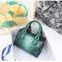Top selling fashion handbag for women luxury designer bag with high texture embossed snake material famous brand bag 24 cm
