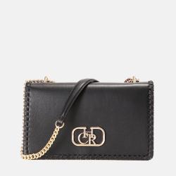 SUSEN Chrisbella Custom pu vegen leather clutch bags weave folds sling shoulder ladies Leather  crossbody bag