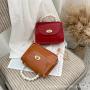 Pearl crocodile pattern handbag for women small square bags ladies hand bags 2024 female wholesale shoulder bag