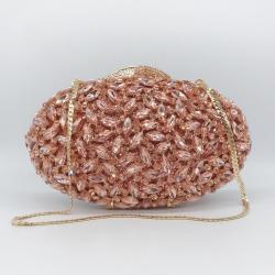 Luxury rhinestone bags women handbags fashionable dress bags clutch lady wedding party gold evening bag blue
