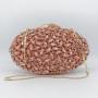 Luxury rhinestone bags women handbags fashionable dress bags clutch lady wedding party gold evening bag blue
