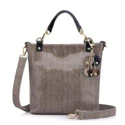 Realer Drop shipping OEM fashion shoulder crossbody bags classic melon seed pattern genuine leather women purses and handbags