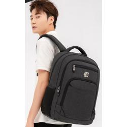 HR774 USB Charge Port Men's Backpack Fashion Waterproof Leisure Travel Backpack Oxford Business Gift Laptop Backpack