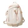 ZF120 Shoulder Bag Men Casual Students Schoolbag Female Fashionable Travel Backpack Waterproof Breathable Wear-resistant