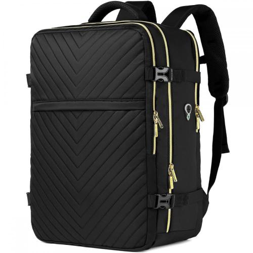 Custom Flight Approved Waterproof Anti-Theft Luggage Daypack Multi-functional Travel Backpack With Laptop Compartment