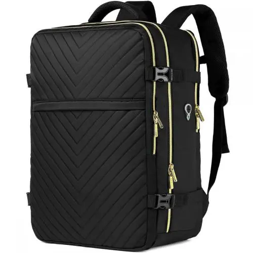 Custom Flight Approved Waterproof Anti-Theft Luggage Daypack Multi-functional Travel Backpack With Laptop Compartment