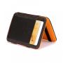 CUIKCA New Fashion ID & Credit Card Holders Magic Wallet Money Clip PU Leather Elastic Wallet For Men Business Credit Card case