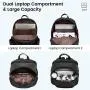 2023 Custom Quilted Fashion Travel Backpack High Quality Work College Business Bookbag Women's Laptop Backpack Purse with USB