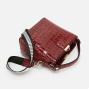 2024 Wholesale Crocodile PU Leather Shoulder Bucket Hand Bag For Ladies Women