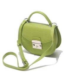 2024 Custom Logo Crocodile Leather Bag Handbag For Women Purse With Fashion Buckle