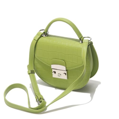 2024 Custom Logo Crocodile Leather Bag Handbag For Women Purse With Fashion Buckle