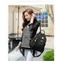 Popular Women's backpack oxford cloth ladies shoulder bag Korean style colorful straps solid color double back schoolbag