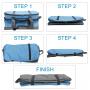 Square Soft Shoulder Picnic Portable Aluminum Foldable Thermos Insulation Lunch Box Cooler Bag