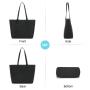 Lovevook fashion designer luxury hand bags set female PU leather work tote bags for women high quality ladies purse and handbags
