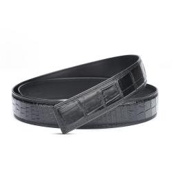 Cinturones De Cuero Genuinos Custom Brand High Quality 100% Genuine Crocodile Leather Man Belts For Mens Belt Manufacturers