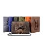 OEM ODM Customized Luxury Handmade Genuine Snake Skin Leather Evening Chain Sling Clutch Bag For Women Ladies
