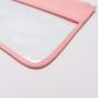 Multi Purpose Cosmetic Plastic Jewelry Ziplock Organizer Embroidered Letters Makeup and PVC Toiletry Nylon Cosmetic Bag