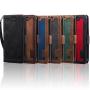 Factory wholesale leather cell phone wallet case leather mobile flip phone case cover
