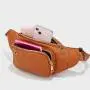 2024 Customized Embroidery PU Leather Fashion Fanny Pack For Unisex Crossbody Bag