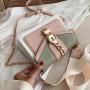 wholesale women handbags Single Shoulder Messenger Fashion Chain Small Zipper Square Bag Tote Handbag Women With Lock