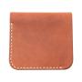 Custom bifold card holder vegetable tan leather Rfid Blocking Wallet Bifold card holder