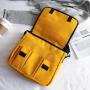 Ins Black Canvas Bag Gelory Winter New Trendy Fashion Messenger Bag Retro Student Shoulder Bag
