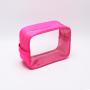 Keymay New color Clear Makeup Bag Portable Travel Toiletry Cosmetic Bag Case for Women Transparent Make Up Pouch