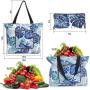 Gelory Reusable Foldable Washable Ladies Fashion Shopping Bag Custom Shopping Tote Bag With Handle