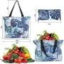 Gelory Reusable Foldable Washable Ladies Fashion Shopping Bag Custom Shopping Tote Bag With Handle
