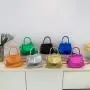 2023 New Shiny Stone Tide Waterproof Handbag Harbor Style Retro Foreign Style Chain One Shoulder Bag Ins Cross Body Bag Fashion