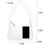 LOVEVOOK Small Purses Croc Pattern Clutch Purse, cute Vegan Leather shoulder bags Little bag women Mini Handbag and purses