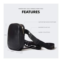 custom sport water proof pu woman man motorcycle drop thigh harness fanny pack fashion waist leg bag
