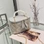 2024 Women's Fashion Pearl Bag Embroidered Mini Bucket Handbag Portable Lady's Small Bag with Cross Border Shipping