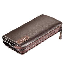 OEM082 Men Wallet Business Casual Fashion Korean Wallets and Purses Phone Long Slim Wallet Leather Purse Credit Card Holder
