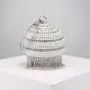 Fashion rhinestone wedding bridal bling diamond banquet party clutch bag handbags round ball tassels evening bags bulk wholesale