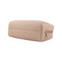 Custom logo make up organizer bag leather makeup pouch bag leather travel cosmetic bag