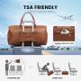 LOVEVOOK Fashion New Design Custom Quilted Pu Leather Weekend Travel Duffel Bag Leather Waterproof Spend The Night Duffle Bag